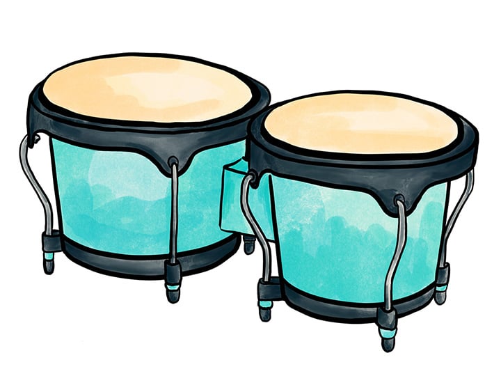 How to play the bongos